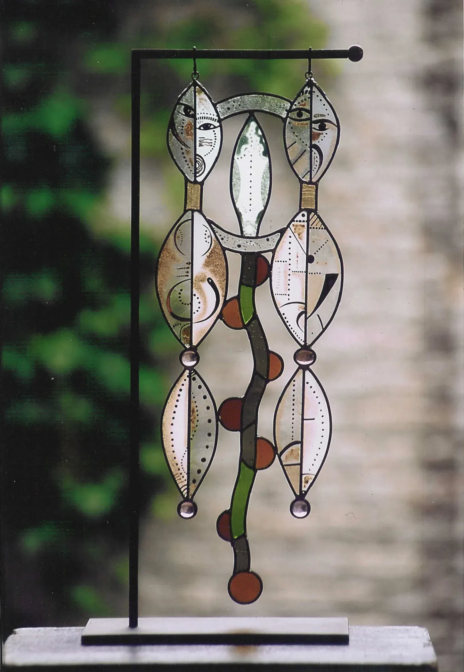 Vitrail "Adam et Eve"
